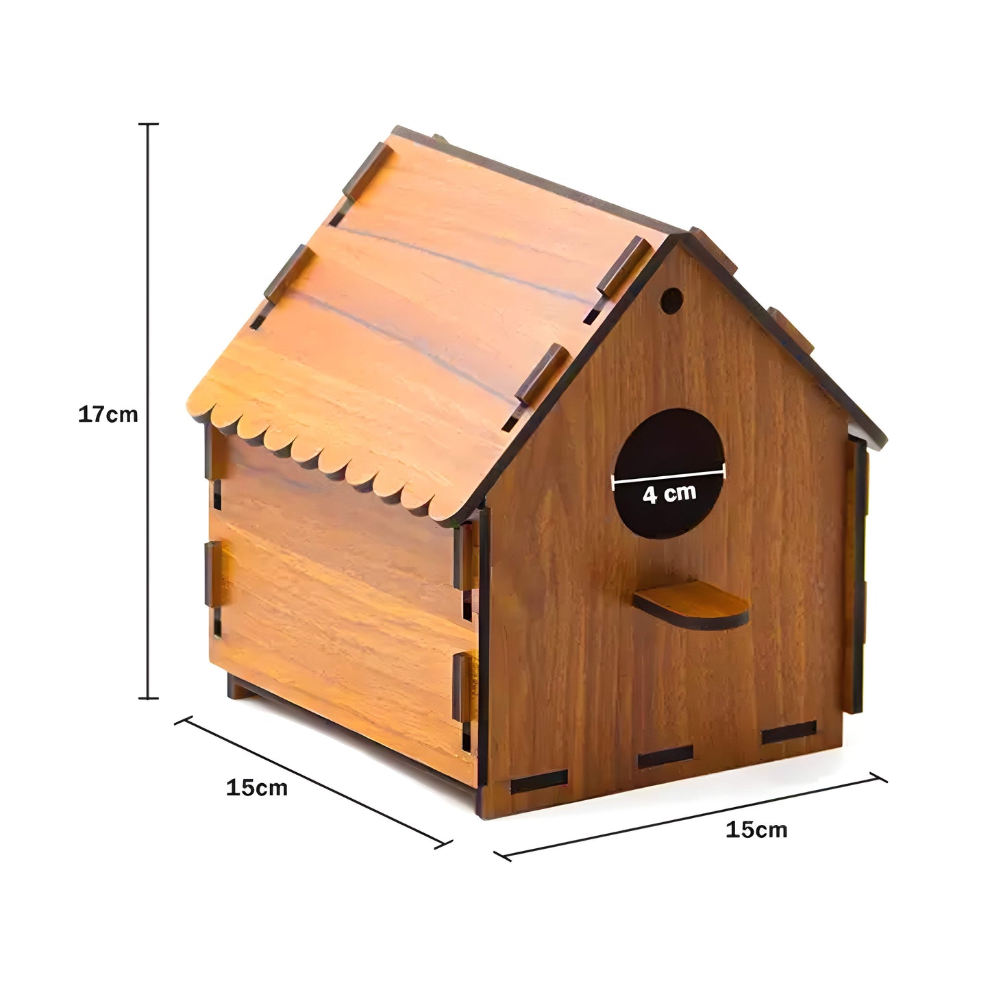 Wooden DIY Birdhouse – Perfect for Balcony & Garden! - MaePaws