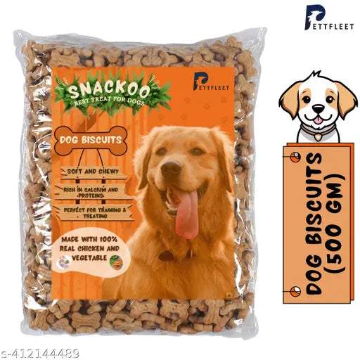 Pettfleet Snackoo Chicken Dog Treats – 500g of Nutritious Goodness! - MaePaws