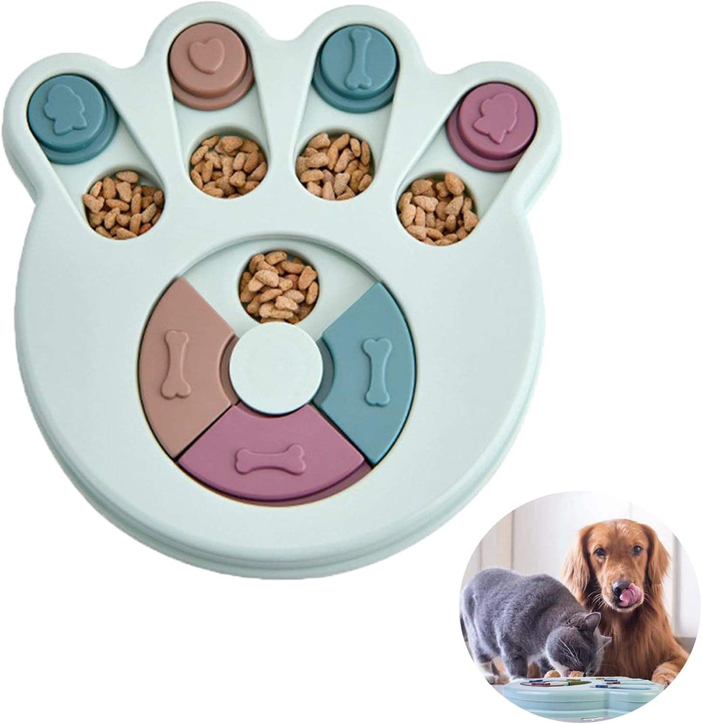 Interactive Dog Puzzle Toy – Slow Feeder & Enrichment - MaePaws