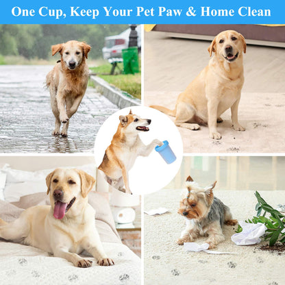 Portable Dog Paw Cleaner Cup for Dogs and Cats