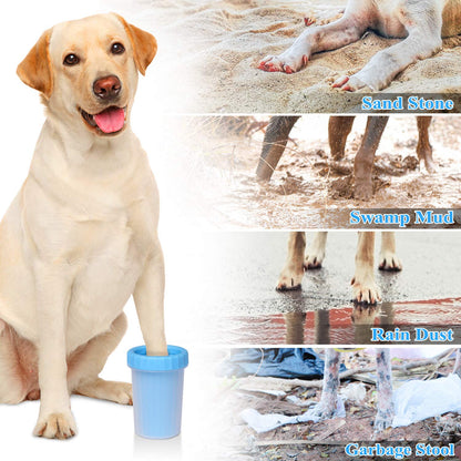Portable Dog Paw Cleaner Cup for Dogs and Cats