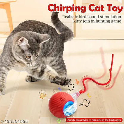 Interactive Cat & Dog Ball Toy – Smart Self-Rolling Pet Ball