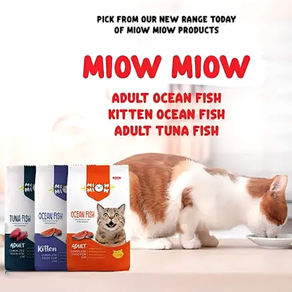 Taiyo MIOW MIOW Adult Cat Food – Ocean Fish Flavor (1.2kg, Dry Food) - MaePaws