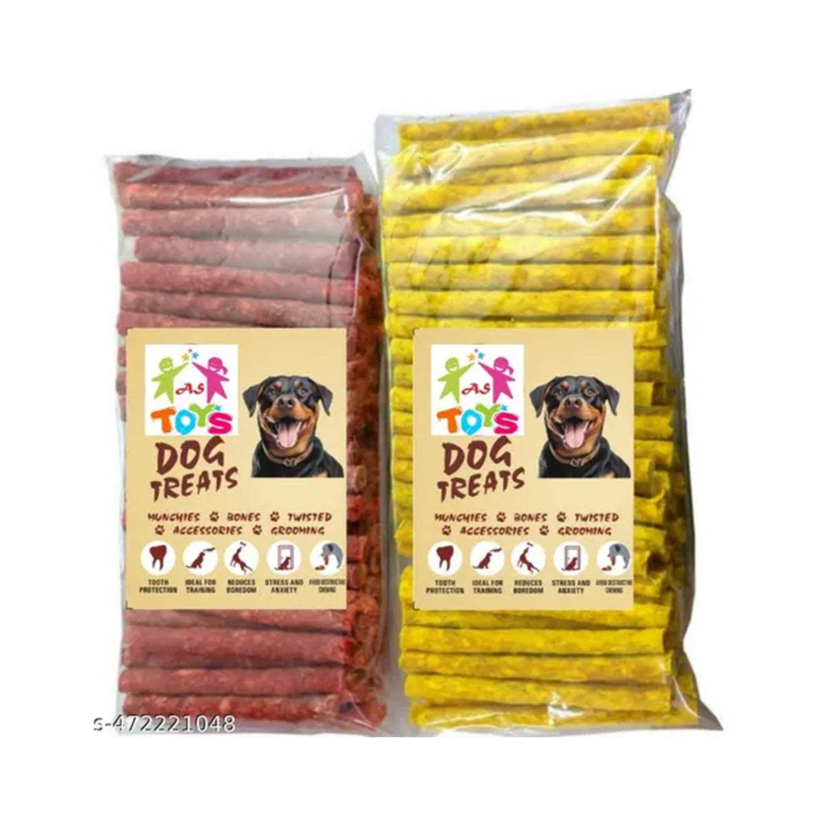 Dog Chew Stick Munchy 0.6kg – Mixed Flavors (Chicken 300g & Mutton 300g) - MaePaws