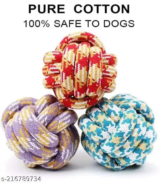 Durable Dog Chew & Rope Toys – Pack of 4 for Small & Medium Dogs - MaePaws