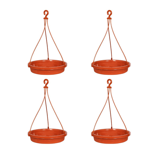 Birds Water Feeder - Terra Cotta, Pack of 4