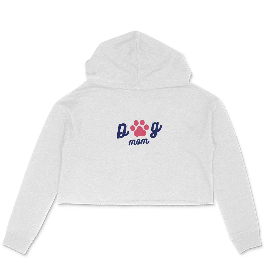 Dog Mom Women’s Crop Hoodie – Chic, Cozy & Perfect for Dog Lovers! - MaePaws