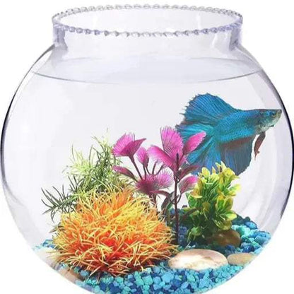 Crystal Clear Glass Fish Bowl (8 Inch) - MaePaws