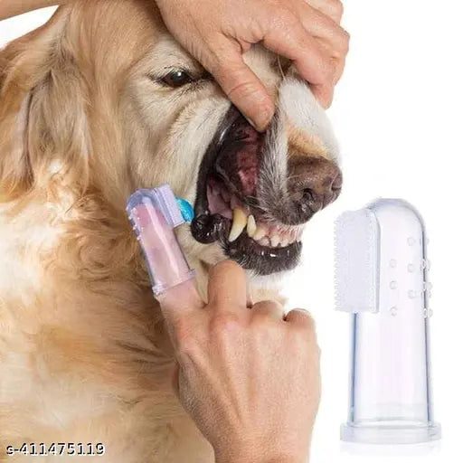 Dog & Cat Cool Mint Toothpaste + Pet Finger Toothbrush Combo – 100g - MaePaws