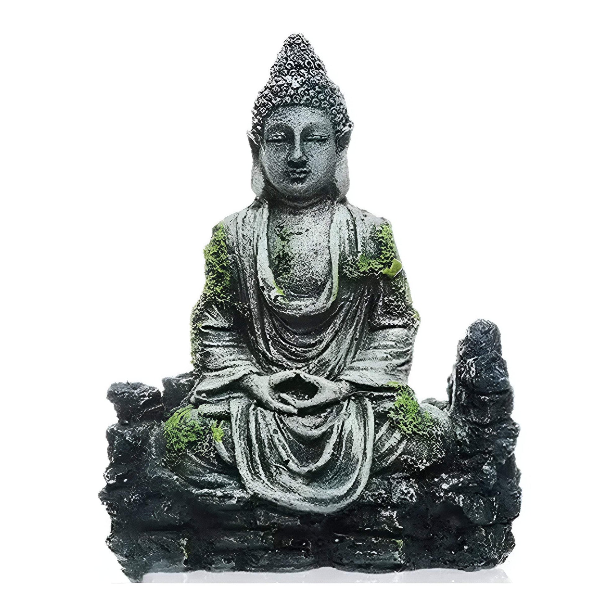 NIVIAR Handcrafted Buddha Aquarium Statue – Zen Decor for Fish Tanks - MaePaws