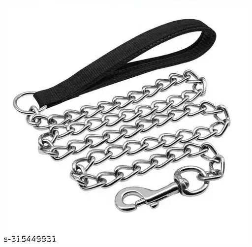 Waterproof Dog Neck Collar & Chain Handle Set (Medium)