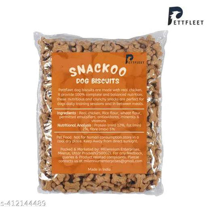 Pettfleet Snackoo Chicken Dog Treats – 500g of Nutritious Goodness! - MaePaws