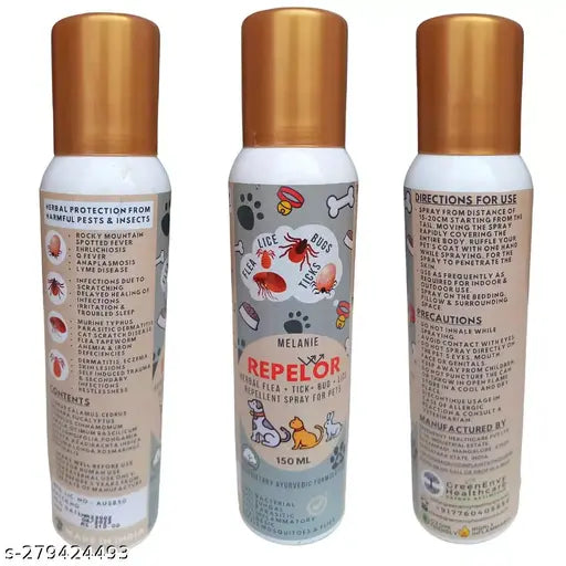 Flea, Tick & Bug Repellent Spray for Pets (150ml)