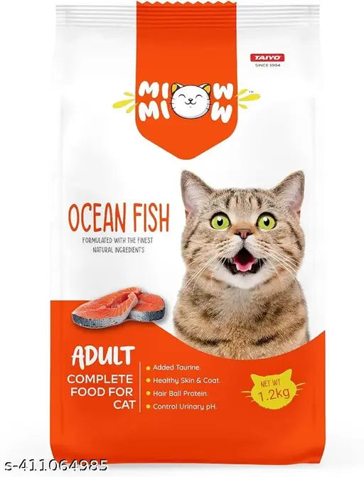 Miow Miow Adult Ocean Fish Cat Food – 1.2kg Pouch